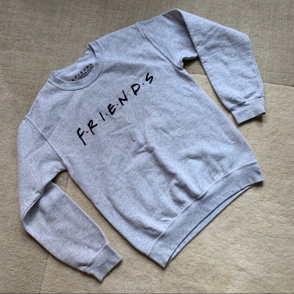 FRIENDS Retro Sitcom Graphic Print Sweatshirt S - Picture 2 of 7
